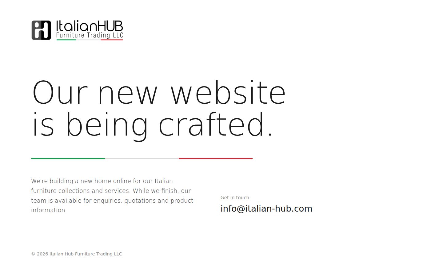 Italian Hub - Work In Progress